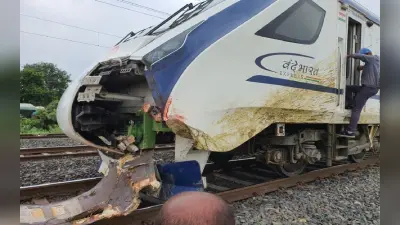 Vande Bharat Express: वंदे भारत एक्सप्रेस गाय से टकराई, दो दिन में दूसरी बार हुआ हादसा
