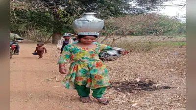 Water Crisis: पेयजल के लिए हाहाकार, 500 मीटर दूर रागड़ो नदी से पीने का पानी लाने पर हैं मजबूर
