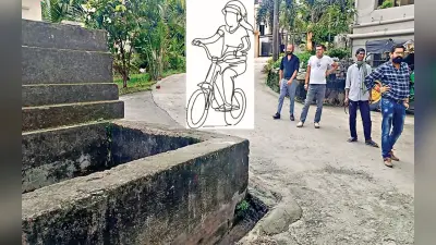रांची : अपार्टमेंट में बने खुले हौदे में साइकिल समेत गिरी बच्ची की मौत, मां घायल