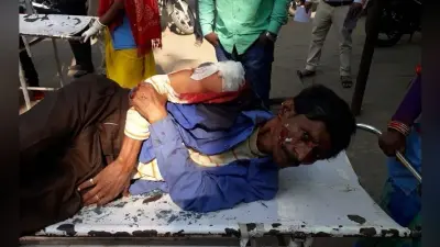 मुजफ्फरपुर में अपराधियों ने की कैश वैन लूटने की असफल कोशिश, वैन चालक को गोली मारकर किया घायल