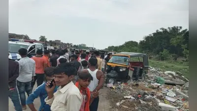 बिहार के औरंगाबाद में ट्रक से टकराने के बाद अनियंत्रित कार की ऑटो से हुई टक्कर, एक की मौत, नौ घायल