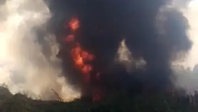हरियाणा के सोनीपत की 4 फैक्टरी में लगी भीषण आग, मजदूरों ने छतों से कूद बचाई जान
