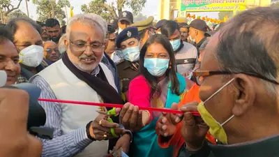 Aligarh News: किसानों के विरोध प्रदर्शन के चलते नुमाइश में नहीं आए प्रभारी मंत्री, राज्यमंत्री ने किया उद्घाटन