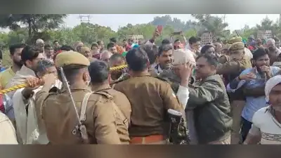 गाजियाबाद में किसानों और पुलिसकर्मियों के बीच हाथापाई, एक किसान घायल