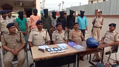 मुखिया पति से रंगदारी मामले में गिरोह के 6 अपराधी गिरफ्तार, शिक्षक निकला मास्टर माइंड