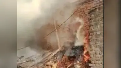 Bareilly News: मीरगंज में बड़ा हादसा, मकान में लगी भीषण आग, एक बच्चा झुलसा, मवेशी की जलकर मौत