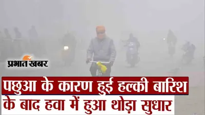 पटना में पछुआ के कारण हुई हल्की बारिश तो सुधरा एक्यूआई, जानें राज्य में वायू प्रदूषण की स्थिति