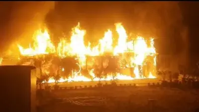 JDU विधायक गोपाल मंडल के बेटे का रेस्टोरेंट आग में जलकर खाक, आशीष मंडल ने लगाया बड़ा आरोप, जानें पूरी कहानी