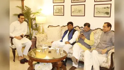 महबूब अली कैसर के घर पहुंचे मुकेश साहनी, बोले सर्वधर्म सद्भाव में हमारा है विश्वास