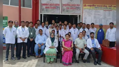 Aligarh : राष्ट्रीय गुणवत्ता प्रमाण पत्र हासिल करने वाला सीएचसी बना जवां सामुदायिक स्वास्थ्य केंद्र