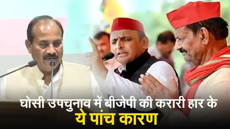 Ghosi Bye-Poll Results 2023: घोसी उपचुनाव में बीजेपी को बड़ा झटका, बुरी तरह हारे दारा सिंह चौहान