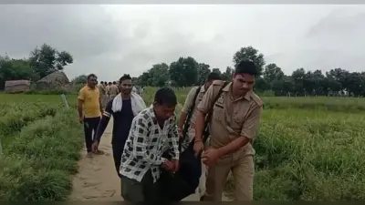 अलीगढ़: जमीन बेचने में रोड़ा बन रहे पिता की गला काटकर हत्या, पुत्र सहित तीन आरोपी गिरफ्तार