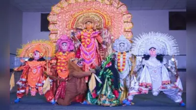 मेक्सिको में झारखंड के छऊ कलाकारों ने बिखेरा जलवा, विदेशियों को भाया महिषासुर मर्दिनी और कंस वध का नृत्य