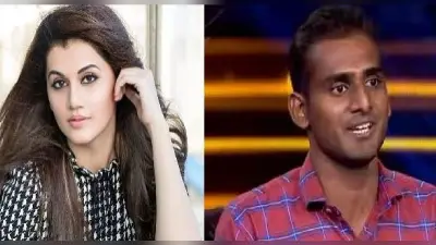 KBC13:7 करोड़ के सवाल तक पहुंचने से पहले साहिल आदित्य ने तापसी का पूछा फेवरेट खाना,एक्ट्रेस ने यूं किया रिएक्ट