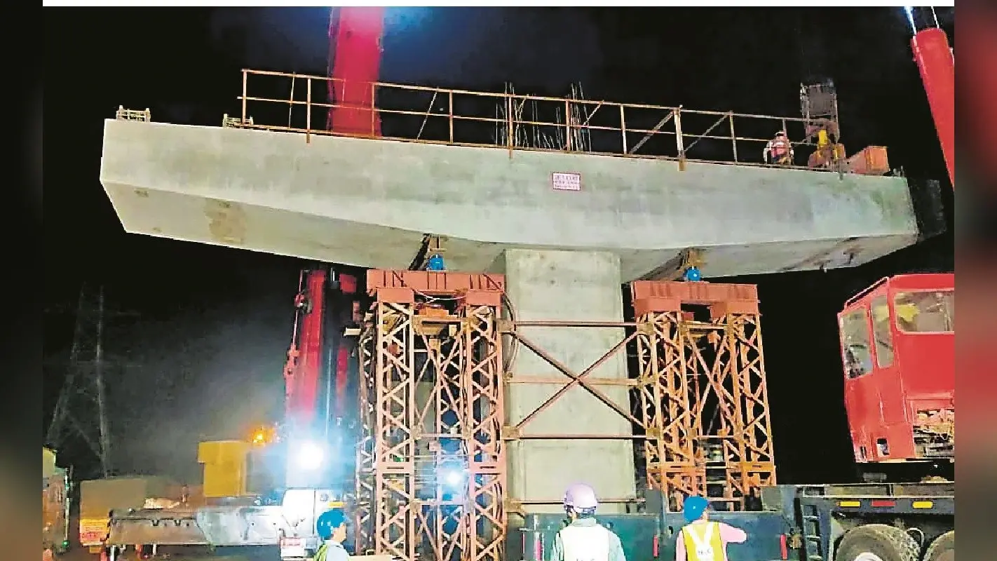 पटना मेट्रो: पाटलिपुत्र बस टर्मिनल के पास पहला क्रॉसआर्म लांच, खेमनीचक में एक ही लेवल पर होंगे दो प्लेटफॉर्म