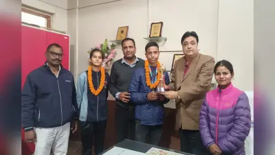 गढ़वा: बॉक्सिंग में विश्वजीत ने जीता कांस्य पदक, विद्यालय ने किया सम्मानित