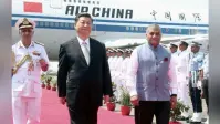 केंद्रीय मंत्री वीके सिंह ने ब्रिक्‍स राष्‍ट्राध्‍यक्षों का एयरपोर्ट पर किया स्‍वागत