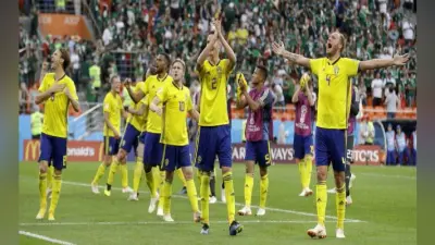 FIFA WC : स्वीडन ने मैक्सिको को 3-0 से हराया, दोनों नाकआउट में