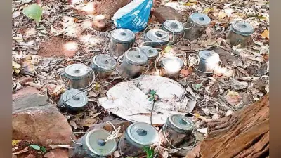 दुमका : महुआगढ़ी पहाड़ से 17 आइइडी बम बरामद, बम बनाने में 100 किलो विस्फोटकों का किया गया था इस्तेमाल