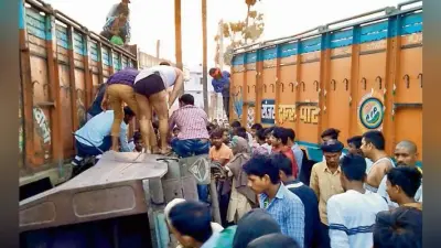 बख्तियारपुर में सड़क हादसा : बाढ़ एनटीपीसी के चार कामगारों समेत पांच मरे