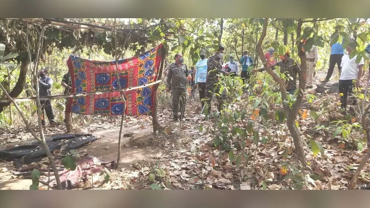 रामगढ़ के जंगल में तब्लीगी जमात के लोगों के छुपे होने की सूचना पर पहुंची पुलिस, खाली झोपड़ी और कंबल मिले
