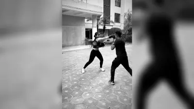 VIDEO: चहल की वाइफ धनश्री ने धाकड़ अंदाज में बरसाए मुक्के, डांस छोड़ कर रही हैं बॉक्सिंग की प्रैक्टिस