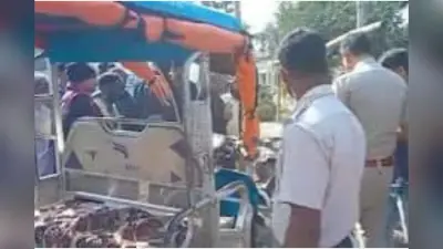 West Bengal : ट्रक के धक्के से टोटो में सवार माध्यमिक छात्रा समेत चार लोग जख्मी