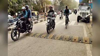 रांची के बरियातू रोड का हाल: चार किमी में 21 स्पीड ब्रेकर, इन लोगों को होती है सबसे अधिक परेशानी