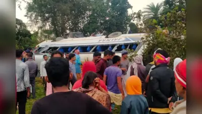 झारखंड: पलामू से बिहार के नबीनगर जा रही स्कूल बस पलटी, 18 बच्चे घायल, इलाज के बाद लौटे घर