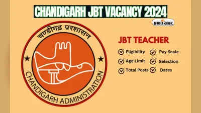 Chandigarh JBT Recruitment 2024: शिक्षक भर्ती के लिए नोटिफिकेशन जारी, जानें आवेदन प्रक्रिया