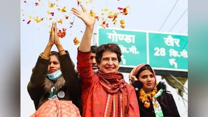 UP Election 2022: प्रियंका गांधी के रोड शो में BJP कार्यकर्ताओं ने की नारेबाजी, तो… मिला बेहद खास जवाब