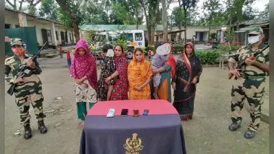 भारत-बांग्लादेश सीमा से 9 घुसपैठिए गिरफ्तार, बंगाल के रास्ते दूसरे शहरों में जाने की थी प्लानिंग