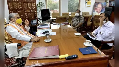 दिल्ली से पटना के 80 डॉक्टरों को वीडियो कॉन्फ्रेंसिंग से दी गयी ट्रेनिंग, केंद्रीय टीम के साथ मंत्री अश्विनी चौबे ने की बैठक