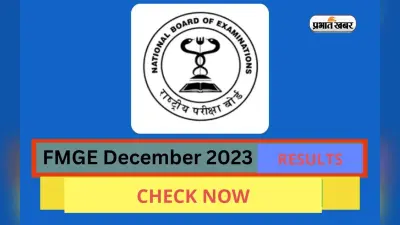 FMGE 2024 Results: फॉरेन मेडिकल ग्रेजुएट दिसंबर एग्जाम के नतीजे हुए जारी, यहां से करें चेक