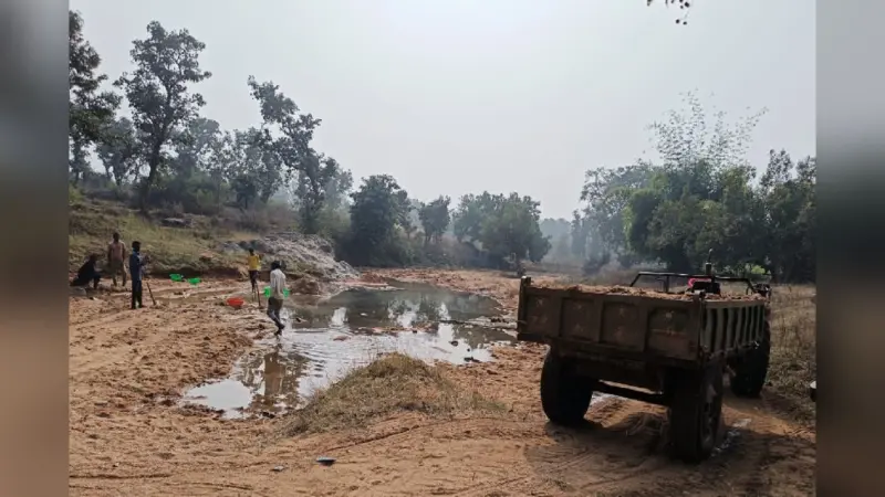 गोड्डा : बसंतराय के सनौर घाट से जिला खनन विभाग के आदेशानुसार बालू उठाव शुरू
