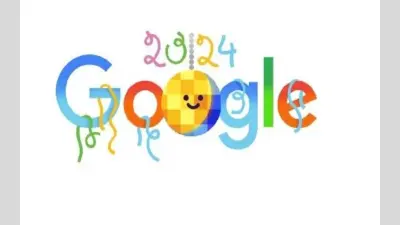 Google Doodle On New Year 2024 : नये साल पर गूगल ने बनाया खास डूडल, विश किया हैप्पी न्यू ईयर