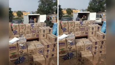 गिरिडीह के रास्ते बिहार जा रही अवैध शराब की बड़ी खेप जब्त, हिरासत में तीन, मास्टरमाइंड की तलाश