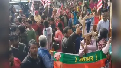 Ranchi News: हाजत में नितेश लोहरा की मौत का मामला, समाज के लोगों ने फिर जाम किया लालपुर चौक