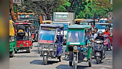 ये साल भी बीत गया, नहीं सुधरी रांची की यातायात व्यवस्था, ई-रिक्शा स्टैंड बने सरदर्द