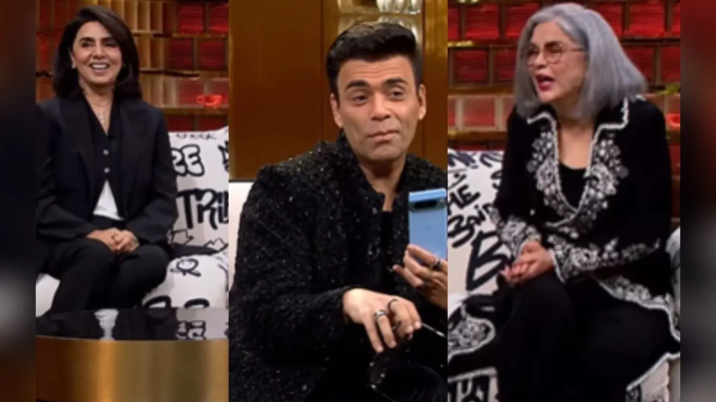 Koffee With Karan 8: ऋषि कपूर से पहले इस हैंडसम हंक पर नीतू कपूर का था क्रश, नाम जान करण-जीनत अमान हुए शॉक्ड!