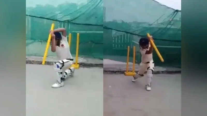 Viral Video: बिना बैट के बच्चे ने की ऐसी बल्लेबाजी कि लोगों को अपनी आंखों पर ही नहीं हुआ यकीन, बाताया भविष्य का सचिन