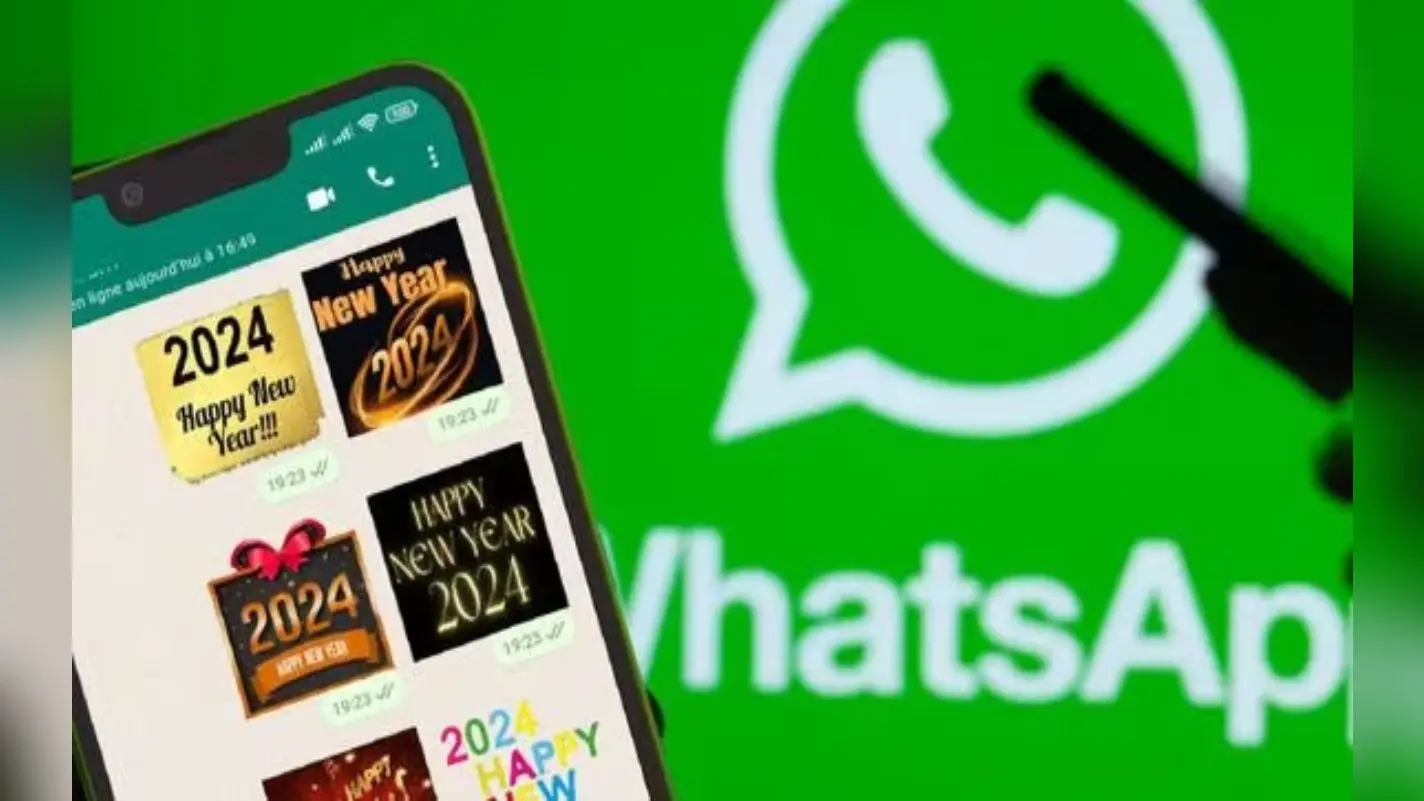 New Year WhatsApp Sticker: न्यू ईयर 2024 वाले मजेदार स्टिकर यहां से करें डाउनलोड, अपनों के साथ शेयर कीजिए