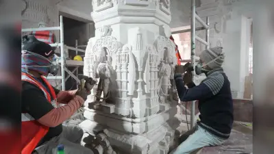 अयोध्या राम मंदिर निर्माण पूरा होता देख श्रमिकों की आंखों में चमक, सदियों तक ऐसे रहेगा सुरक्षित, जानें खासियत