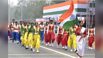 गणतंत्र दिवस की तैयारी : देश की विविधतापूर्ण संस्कृति की दिखी झलक