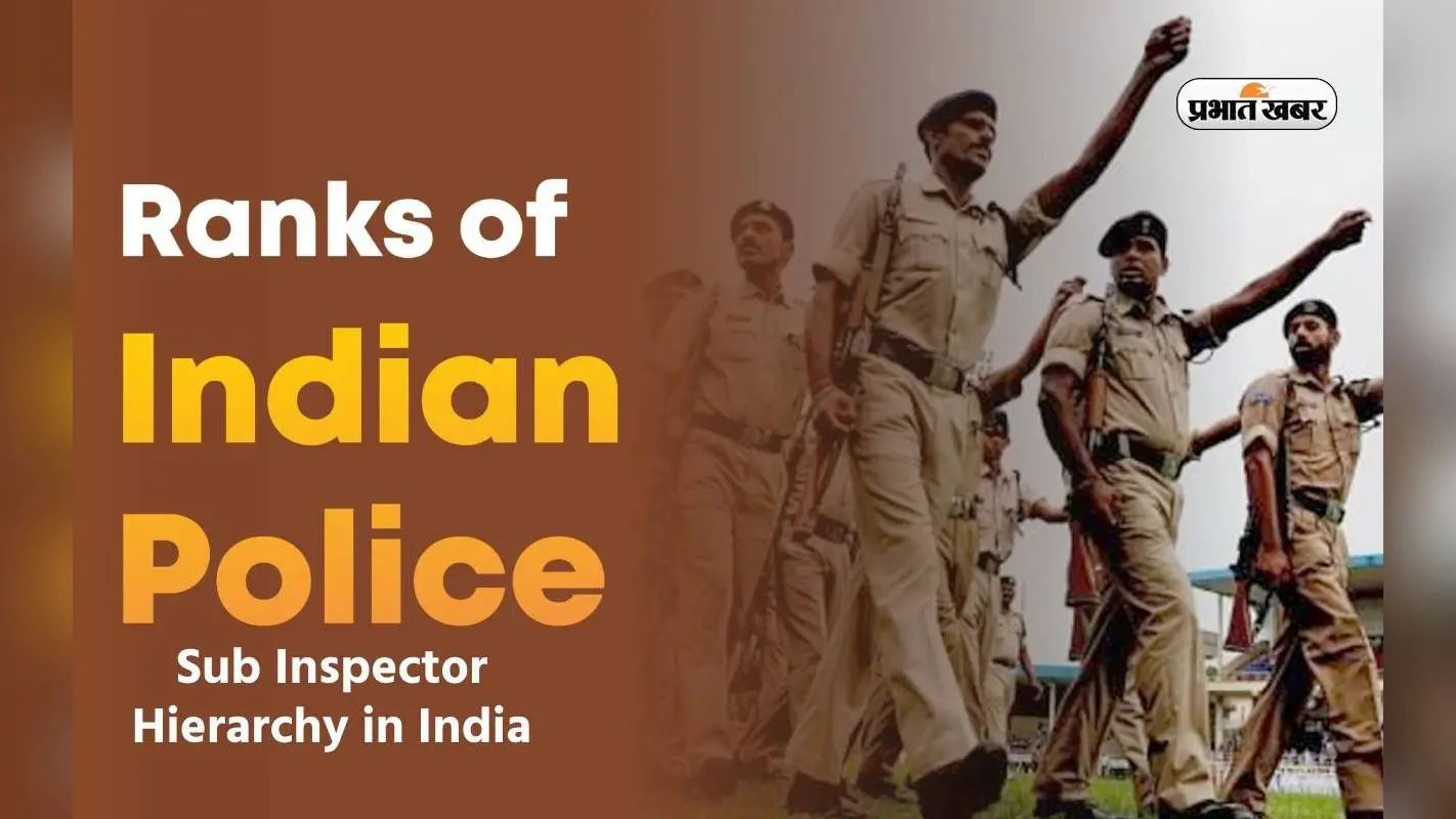 Indian Police Ranks 2023: वर्दी देखकर पहचान जाएंगे पुलिसवालों का पद ,जानें सब इंस्पेक्टर की पोजिशन