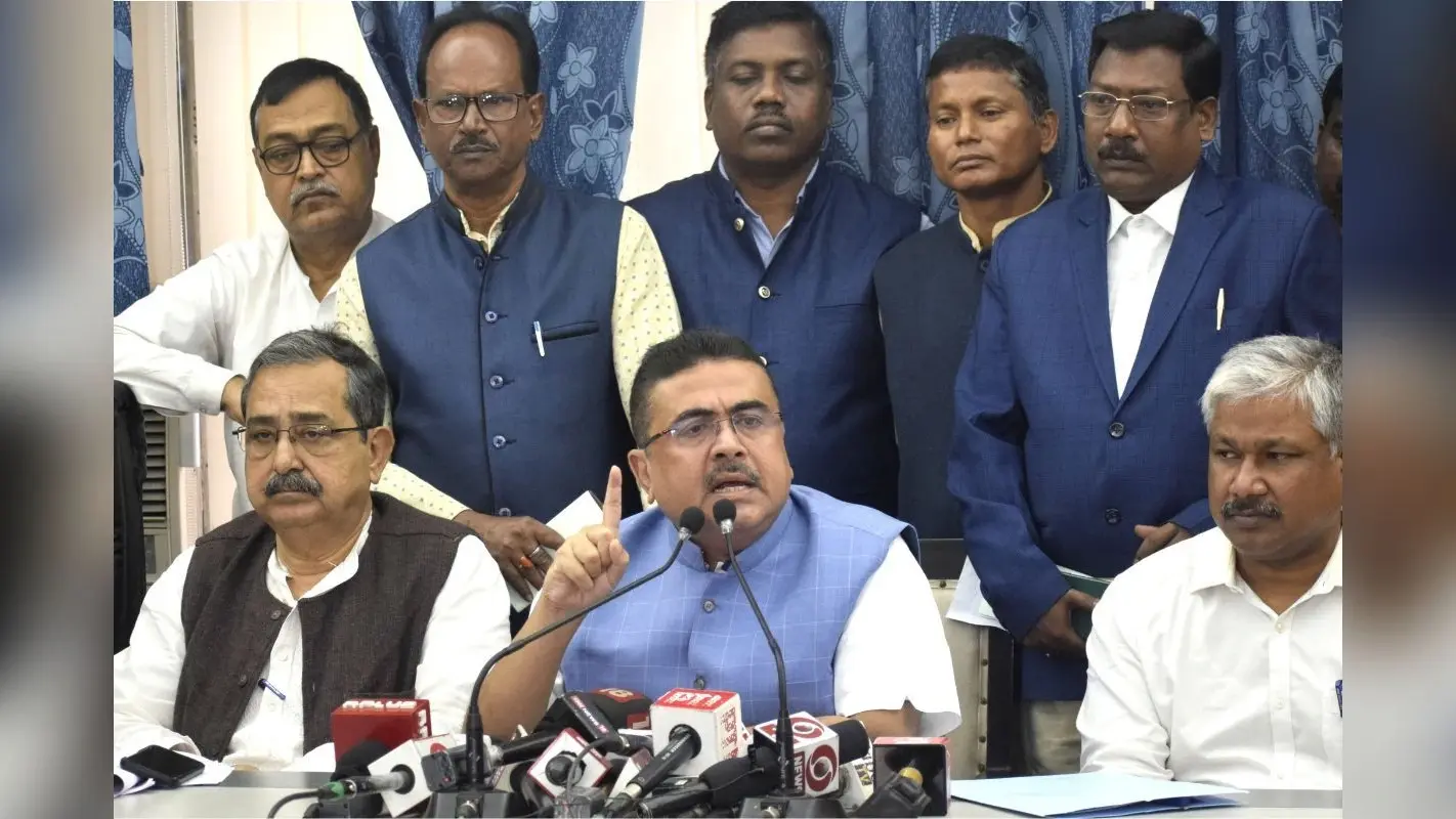 West Bengal : शुभेंदु अधिकारी ने बंगाल में ईडी पर हुए हमले में केंद्र से हस्तक्षेप की मांग की