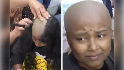 WB : एसएलएसटी नौकरी के इच्छुक उम्मीदवार महिलाओं ने सिर मुंडवाकर किया प्रदर्शन,सौगत ने कहा, हो रहा है ड्रामा