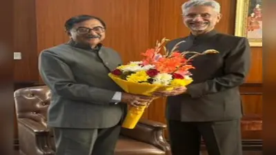 विदेश मंत्री डॉ एस जयशंकर से मिले पूर्व सांसद तरुण विजय, प्राचीन बौद्ध धरोहर से क्षेत्रीय सामंजस्य पर की चर्चा
