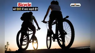 Bicycle को हिंदी में क्या कहते हैं, 99% लोगों को नहीं होगा मालूम . . .