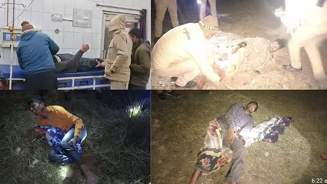 चंदौली में पुलिस व बावरिया गिरोह के बीच तड़तड़ाई गोलियां, 8 बदमाश गोली लगने से हुए घायल